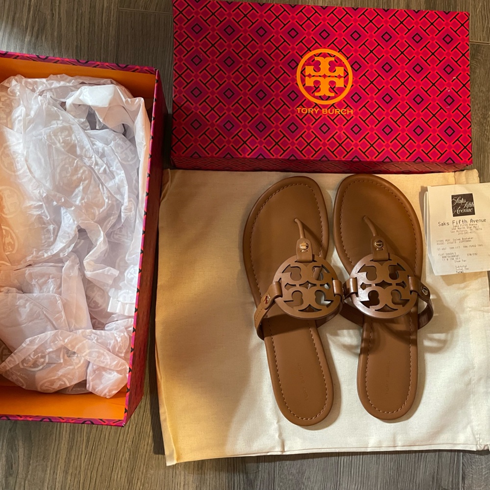 Authentic Tory Burch Miller Sandals